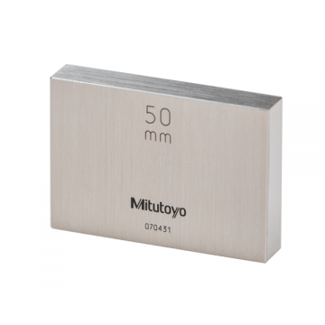 Mitutoyo, Endmaß, metrisch, Prüfzertifikat ISO, Klasse 1, Stahl+