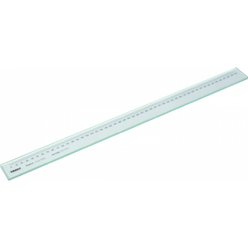 Mitutoyo Glasmaßstab + GB Inspektionszertifikat, Skalenteilung 1 mm+