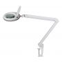 Lumeno #7215 Arbeitsplatzlupenlampe - 2.25x (5dpt) - Ø127mm - Grau - Tischklemme thumbnail