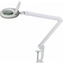 Lumeno #7215 Arbeitsplatzlupenlampe - 2.25x (5dpt) - Ø127mm - Grau - Tischklemme thumbnail