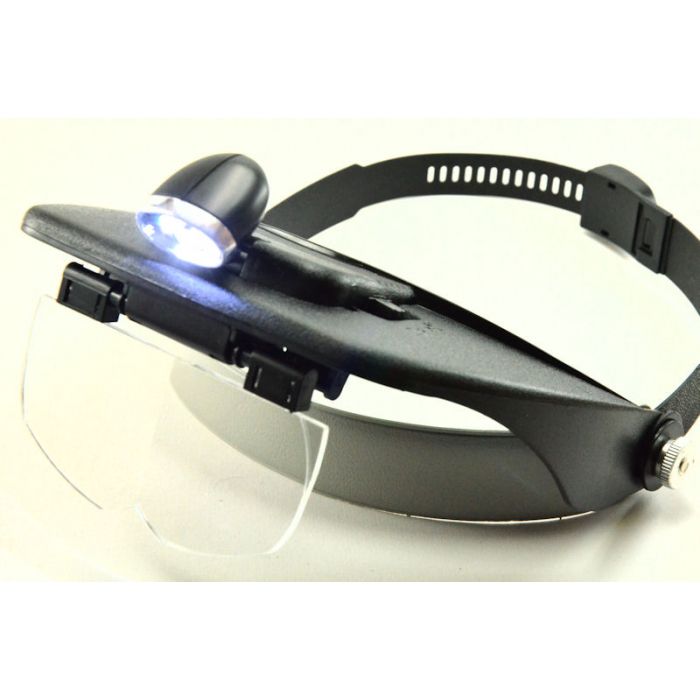 Kopfbandlupe [1,2x/1,8x/2,5x/3,5x] - LED