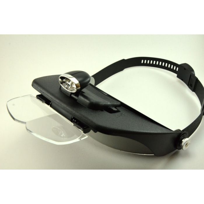 Kopfbandlupe [1,2x/1,8x/2,5x/3,5x] - LED