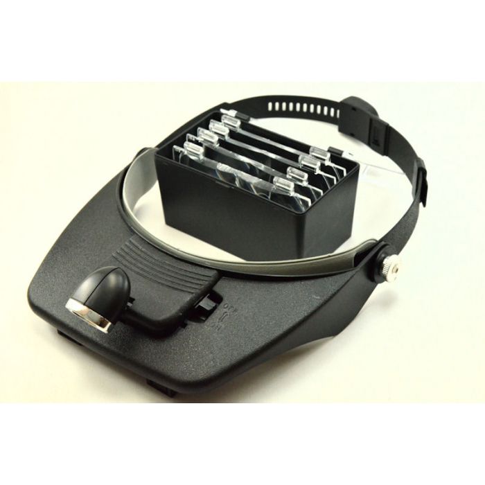 Kopfbandlupe [1,2x/1,8x/2,5x/3,5x] - LED