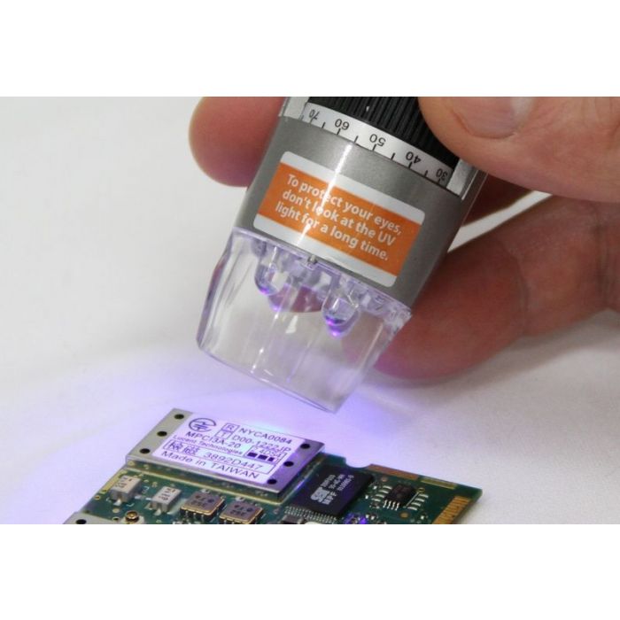 [AM4113T-FVW] Dino-Lite Premier Mikroskop (USB 2, 1.3MP) UV 400nm LED - 10-70x & 200x