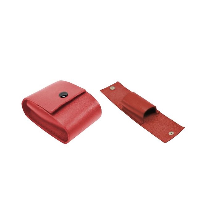 Echtleder Etui [D] Rot - Grösse L