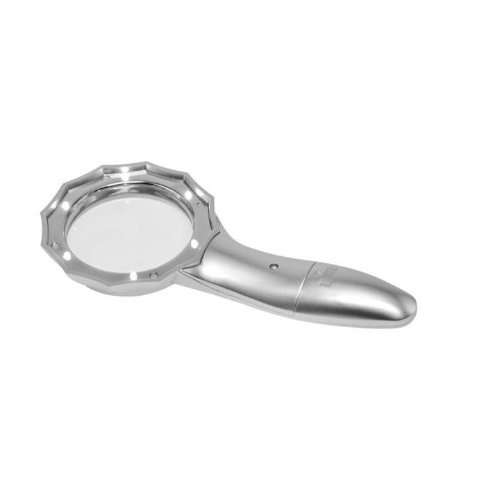Handlupe mit 6 LED, 50mm oder 60mm