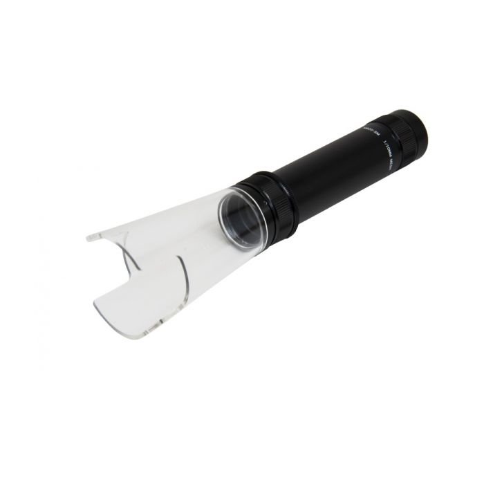 Specwell Monokular [8x20] + Mikroskop [25x] Stand - integriertes Mess-Gitter